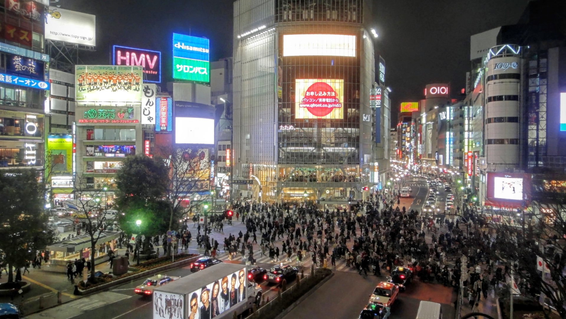 Shibuyas centrala "Scramble"-korsning